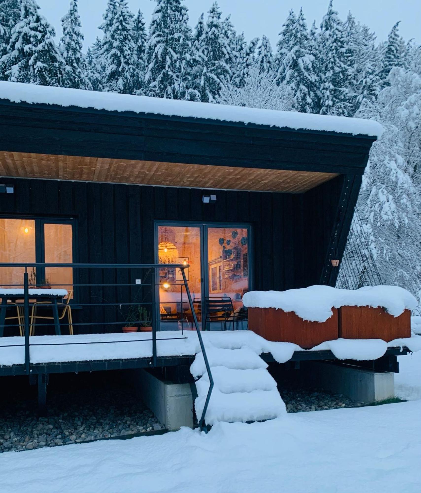 Hjem - Tiny Homes Direkt Am Wald Zwischen Allgaeu & Bodensee Bergatreute 외부 사진